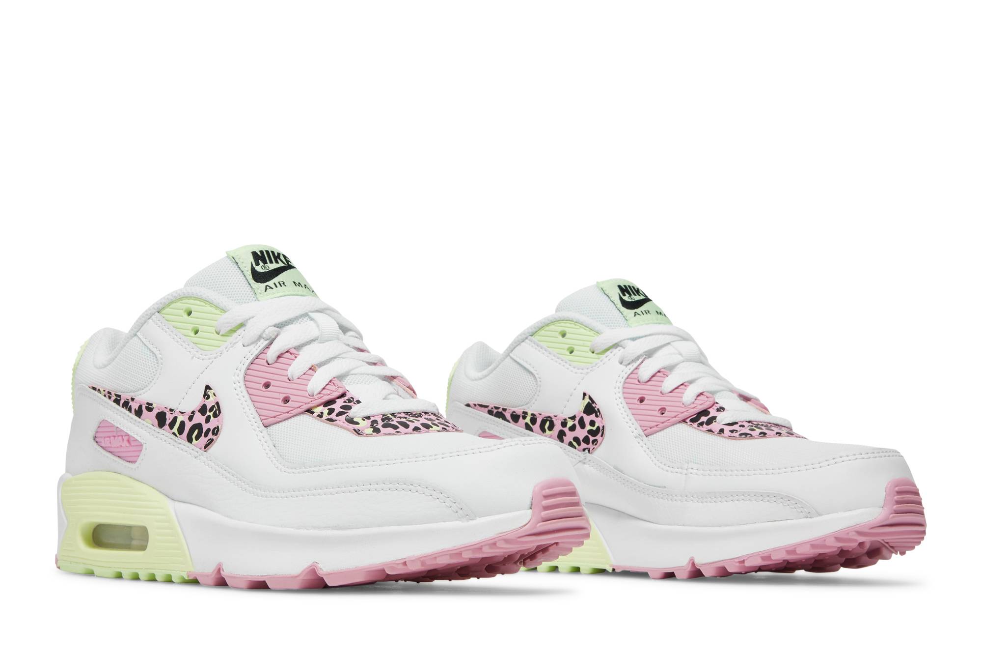 Cheap (JR) 耐克Air Max 90 '粉色微亮伏特' DA4675-100