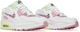 Cheap (JR) 耐克Air Max 90 '粉色微亮伏特' DA4675-100