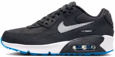 (Youth) Nike Air Max 90 'Reflective Swoosh - Anthracite Industrial Blue' FV0361-001 (Youth) Nike Air Max 90 'Reflective Swoosh - Anthracite Industrial Blue' FV0361-001