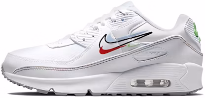 (Youth) Nike Air Max 90 'Swoosh Pack' DN3730-100 (Youth) Nike Air Max 90 'Swoosh Pack' DN3730-100