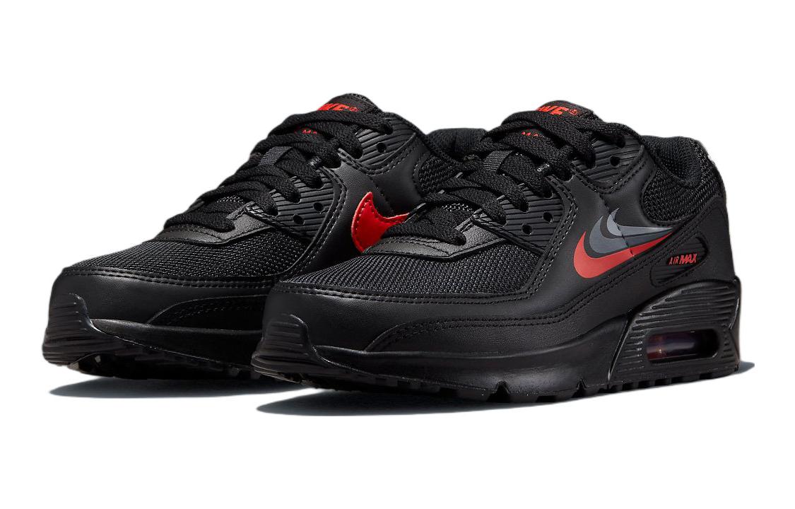 (Youth) Nike Air Max 90 'Three Swoosh - Black' 圖 3