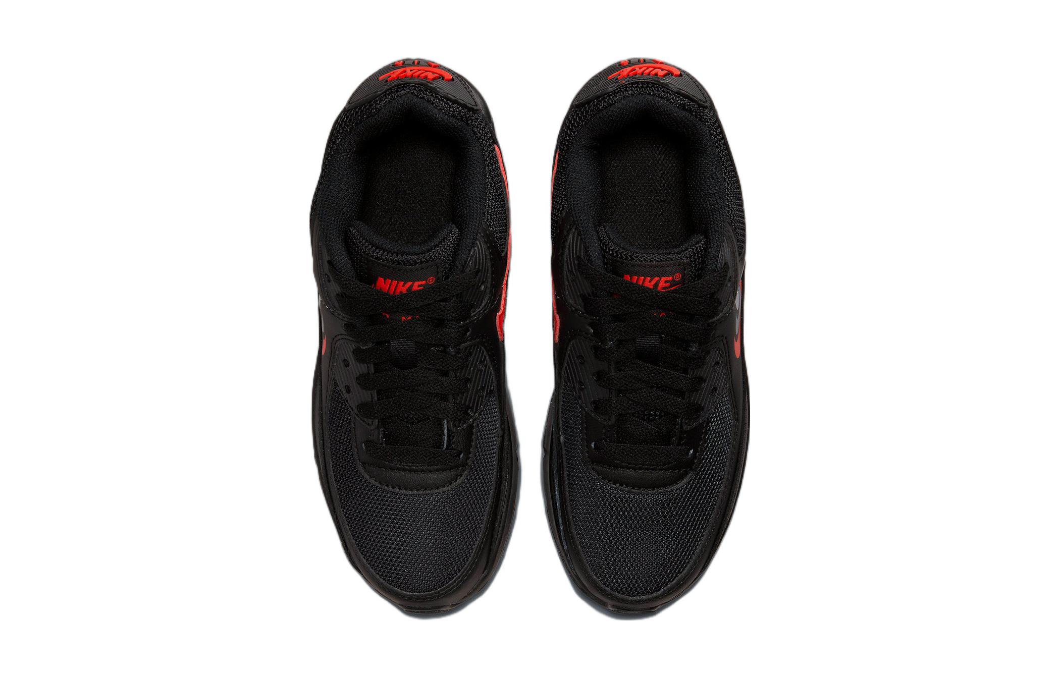 (Youth) Nike Air Max 90 'Three Swoosh - Black' 圖 4