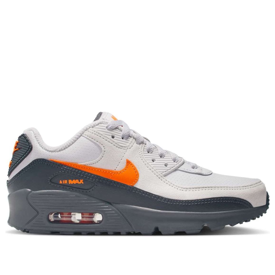 Details for (JR) Nike Air Max 90 全灰 橘安全色 經典款 IF2623-003