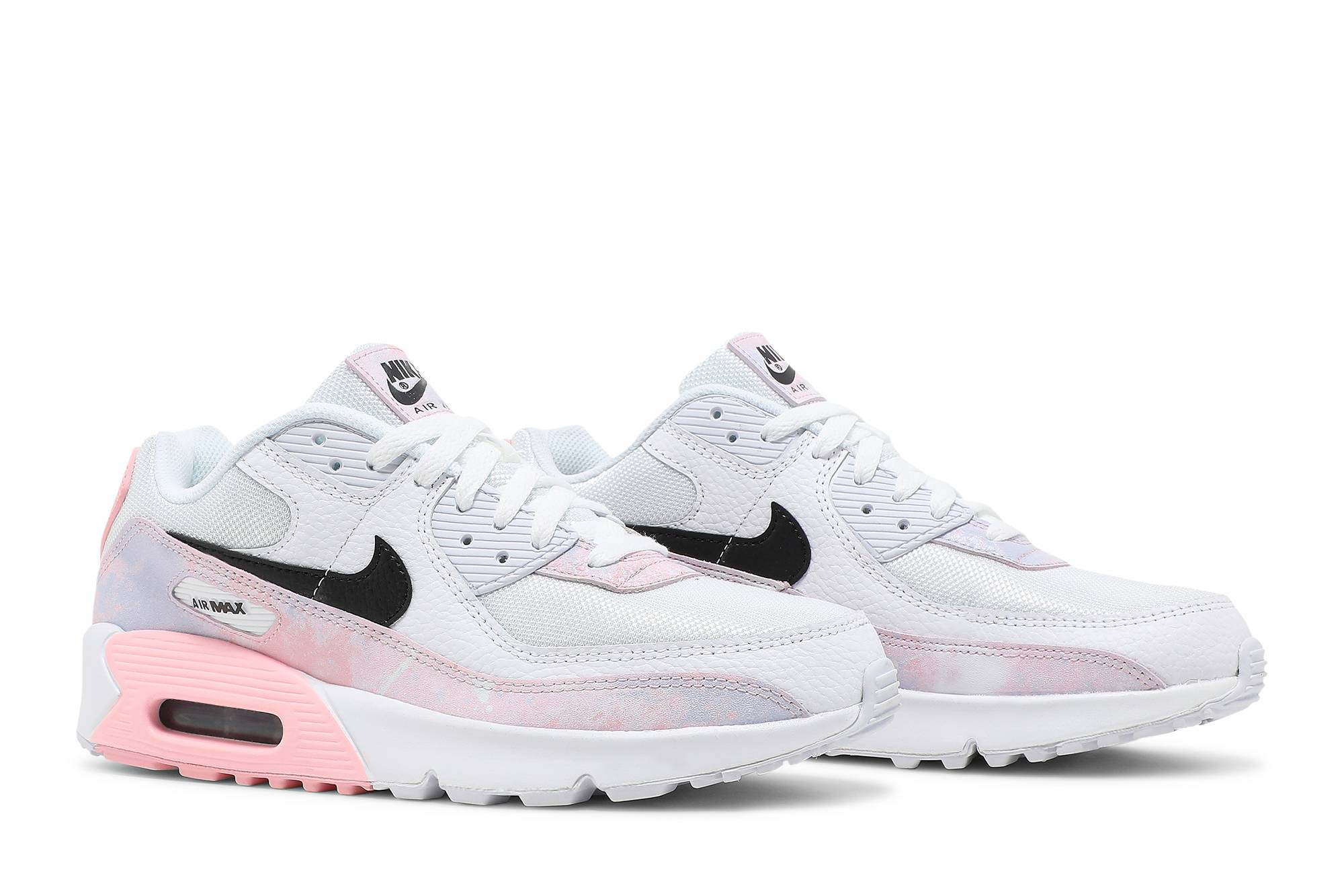 Cheap (JR) Nike Air Max 90 'Putih Pink Tie-Dye' DM3110-100