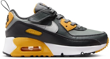 (Youth) Nike Air Max 90 EasyOn 'Smoke Grey Yellow' HF6357-004 (Youth) Nike Air Max 90 EasyOn 'Smoke Grey Yellow' HF6357-004