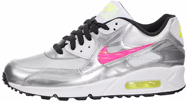 (Youth) Nike Air Max 90 FB 'Metallic Silver Hyper Pink' 705392-001 (Youth) Nike Air Max 90 FB 'Metallic Silver Hyper Pink' 705392-001