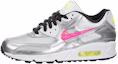 Buy (JR) ナイキ エア マックス 90 FB メタリックシルバー/ハイパーピンク 705392-001