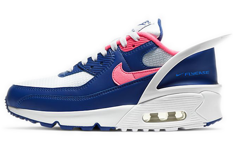 (Youth) Nike Air Max 90 FlyEase 'Pink Blue'