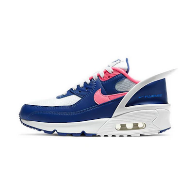 (Youth) Nike Air Max 90 FlyEase 'Pink Blue'