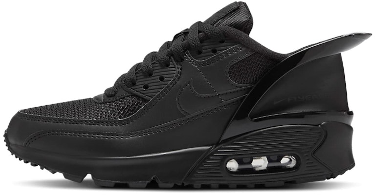 (Youth) Nike Air Max 90 FlyEase 'Triple Black' CV0526-002 Buy (Youth) Nike Air Max 90 FlyEase 'Triple Black' CV0526-002