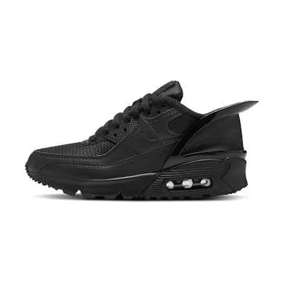 (Youth) Nike Air Max 90 FlyEase 'Triple Black'