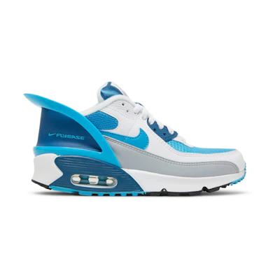 (Youth) Nike Air Max 90 FlyEase 'White Industrial Blue'
