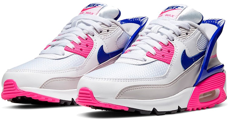 (Youth) Nike Air Max 90 FlyEase 'White Pink Glow Concord' CV0526-105 Lookbook (Youth) Nike Air Max 90 FlyEase 'White Pink Glow Concord' CV0526-105
