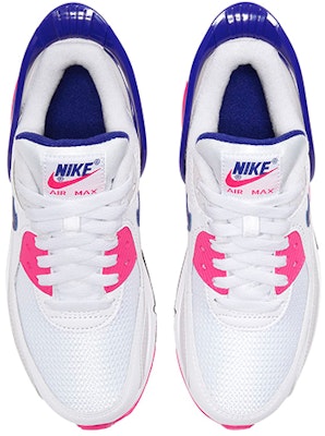 (Youth) Nike Air Max 90 FlyEase 'White Pink Glow Concord' CV0526-105 Shop (Youth) Nike Air Max 90 FlyEase 'White Pink Glow Concord' CV0526-105