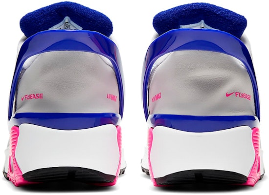 (Youth) Nike Air Max 90 FlyEase 'White Pink Glow Concord' CV0526-105 Purchase (Youth) Nike Air Max 90 FlyEase 'White Pink Glow Concord' CV0526-105
