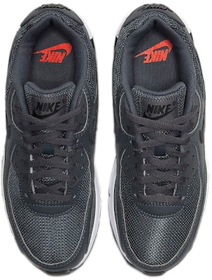 Nike Air Max 90 (GS)耐磨低筒運動鞋 灰橙 Shop Nike Air Max 90 (GS)耐磨低筒運動鞋 灰橙