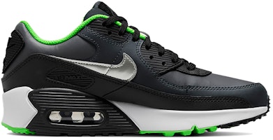 (JR) Nike Air Max 90 de Cuero 'Negro Gris Humo Oscuro' CD6864-016 Order (JR) Nike Air Max 90 de Cuero 'Negro Gris Humo Oscuro' CD6864-016