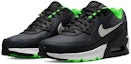 Lookbook (JR) Nike Air Max 90 de Cuero 'Negro Gris Humo Oscuro' CD6864-016