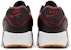 (JR) Nike Air Max 90 Kulit 'Hitam Team Merah' CD6864-024