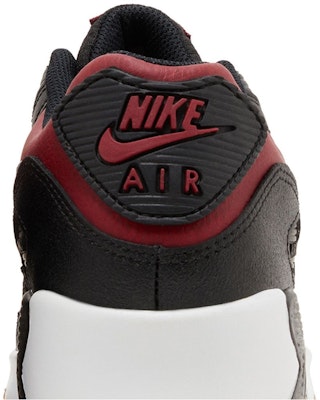 (Youth) Nike Air Max 90 Leather 'Black Team Red' CD6864-024 Sizing (Youth) Nike Air Max 90 Leather 'Black Team Red' CD6864-024