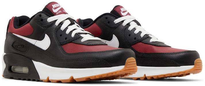 大童 Nike Air Max 90 LTR 舒適百搭 低筒 兒童跑步鞋 黑紅色 Cheap 大童 Nike Air Max 90 LTR 舒適百搭 低筒 兒童跑步鞋 黑紅色