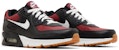 (JR) Nike Air Max 90 Kulit 'Hitam Team Merah' CD6864-024