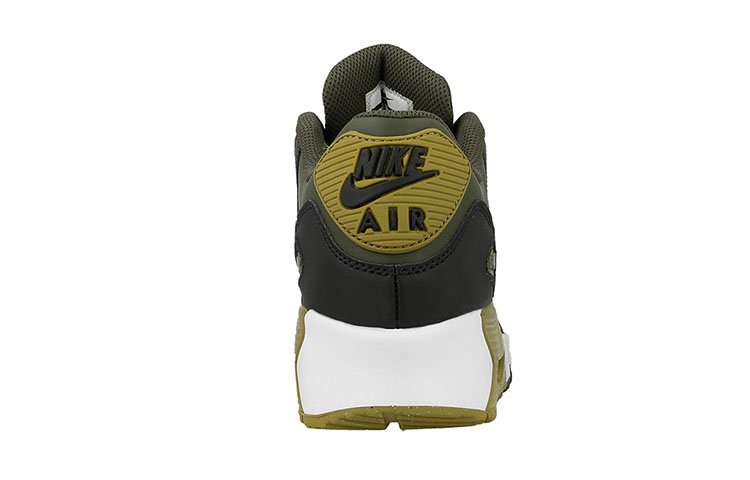 Shop Nike Air Max 90 LTR (GS) 復古百搭 低幫休閒跑步鞋 軍綠黑