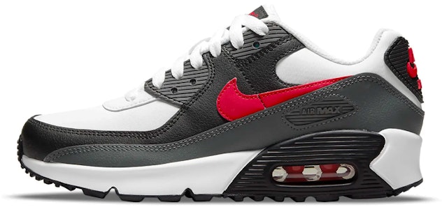 (JR) ナイキ エア マックス 90 レザー "アイアングレー/ユニバーシティレッド" CD6864-113 Buy (JR) ナイキ エア マックス 90 レザー "アイアングレー/ユニバーシティレッド" CD6864-113