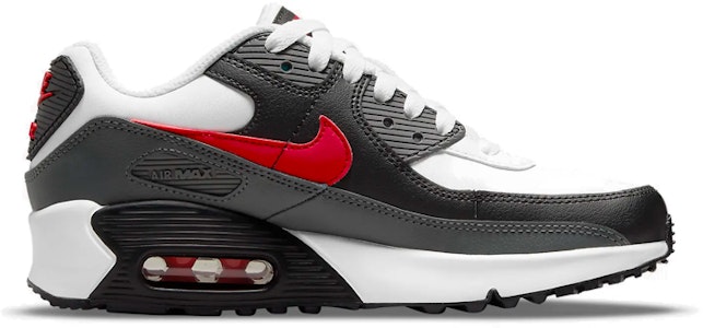 (JR) ナイキ エア マックス 90 レザー "アイアングレー/ユニバーシティレッド" CD6864-113 Order (JR) ナイキ エア マックス 90 レザー "アイアングレー/ユニバーシティレッド" CD6864-113