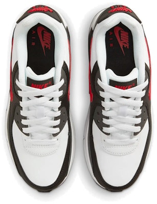 (JR) 耐克Air Max 90皮革“铁灰大学红” CD6864-113 Shop (JR) 耐克Air Max 90皮革“铁灰大学红” CD6864-113