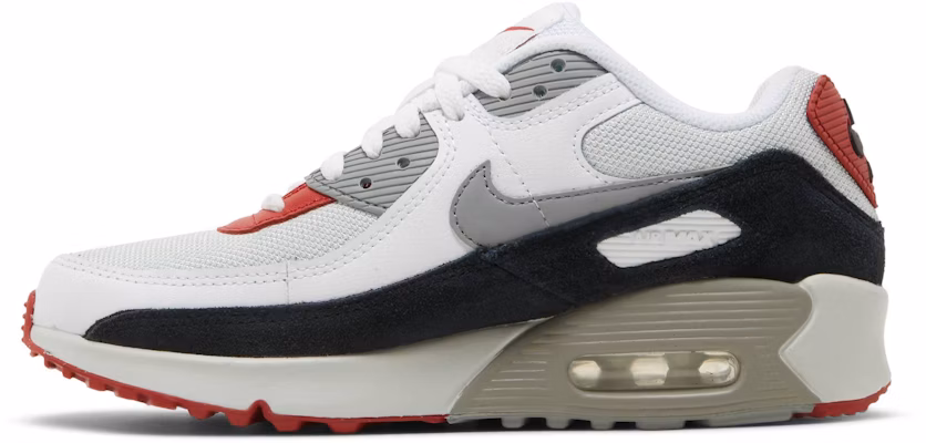 (JR) Nike Air Max 90 Kulit 'Kelabu Photon Dust' CD6864-019 Lookbook (JR) Nike Air Max 90 Kulit 'Kelabu Photon Dust' CD6864-019