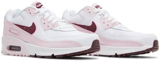(JR) 耐克 Air Max 90 皮革 '粉色泡沫' CD6864-114 Cheap (JR) 耐克 Air Max 90 皮革 '粉色泡沫' CD6864-114
