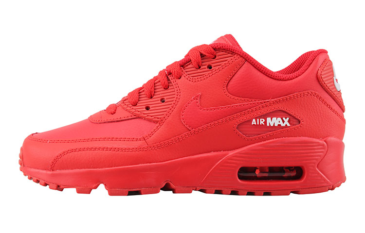 Buy (JR) Nike Air Max 90 Kulit 'Merah Universitas' 833412-606