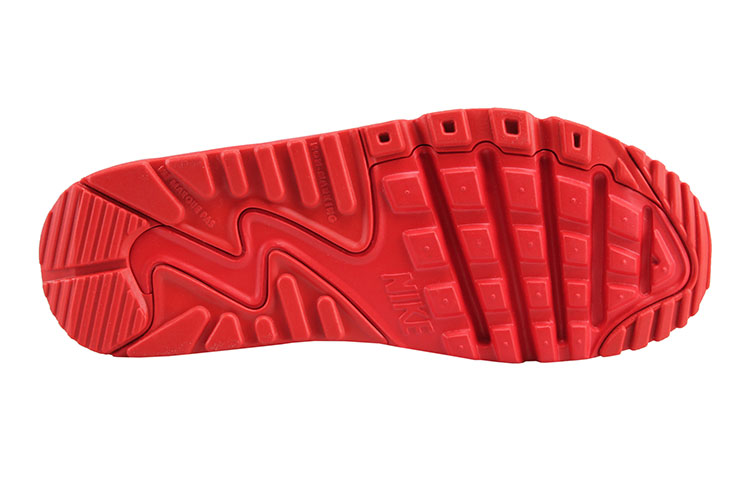 Shop (JR) Nike Air Max 90 Kulit 'Merah Universitas' 833412-606