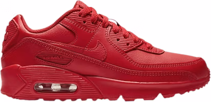 (Youth) Nike Air Max 90 Leather 'University Red' DC2002-600 (Youth) Nike Air Max 90 Leather 'University Red' DC2002-600