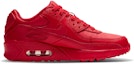 Order (JR) 나이키 에어 맥스 90 레더 '유니버시티 레드' DC2002-600