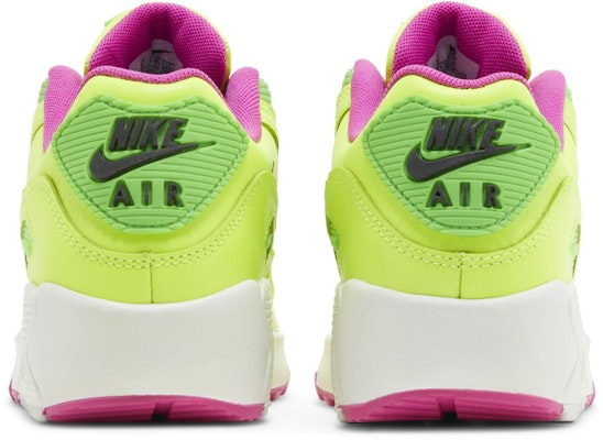 (Youth) Nike Air Max 90 Leather 'Volt Fire Pink' CW5795-700 Details for (Youth) Nike Air Max 90 Leather 'Volt Fire Pink' CW5795-700