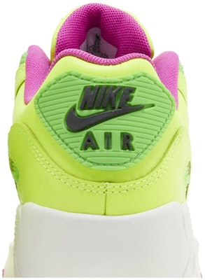 (Youth) Nike Air Max 90 Leather 'Volt Fire Pink' CW5795-700 Sizing (Youth) Nike Air Max 90 Leather 'Volt Fire Pink' CW5795-700