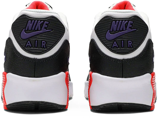 (JR) Nike Air Max 90 Kulit 'Putih Merah Menyala' 833412-117 Details for (JR) Nike Air Max 90 Kulit 'Putih Merah Menyala' 833412-117