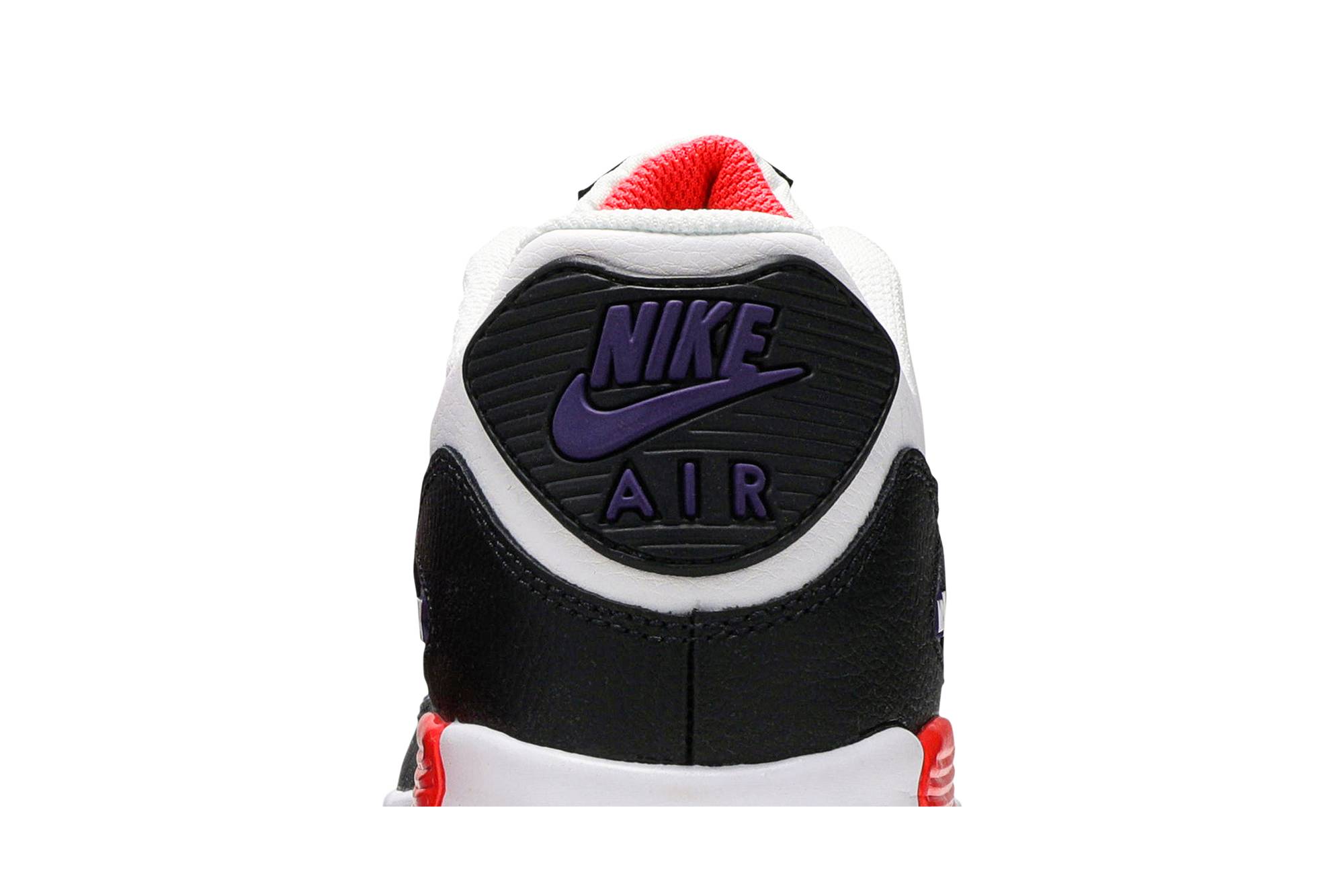 Sizing 耐吉 Air Max 90 LTR 低筒 跑步鞋 GS 白黑紅