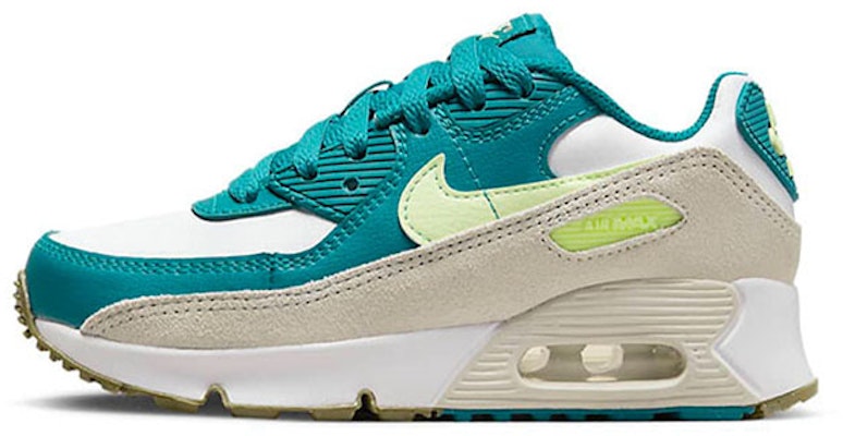 (JR) Nike Air Max 90 Kulit 'Putih Bright Spruce' CD6867-124 Buy (JR) Nike Air Max 90 Kulit 'Putih Bright Spruce' CD6867-124
