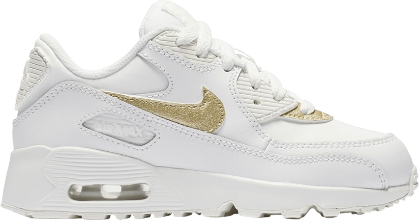 nike-air-max-90-leather-white-metallic-gold-star-preschool