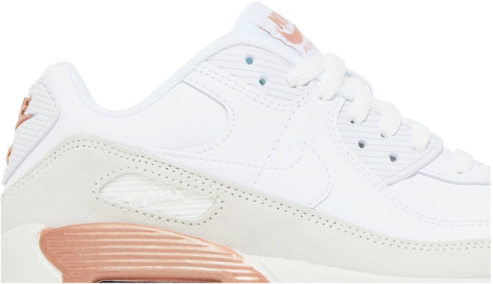 (Youth) Nike Air Max 90 Leather 'White Metallic Red Bronze' CD6864-117 Order (Youth) Nike Air Max 90 Leather 'White Metallic Red Bronze' CD6864-117