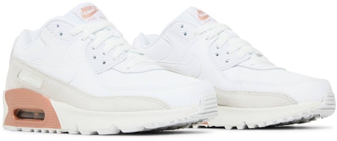 (JR) 耐克Air Max 90皮革版“白色金属红铜” CD6864-117 Cheap (JR) 耐克Air Max 90皮革版“白色金属红铜” CD6864-117