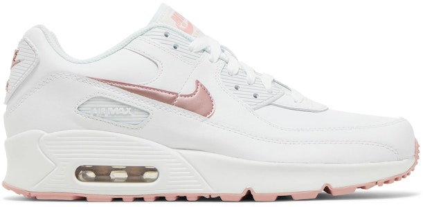 (JR) Nike Air Max 90 Kulit 'Putih Pink Glaze' CD6864-115 Buy (JR) Nike Air Max 90 Kulit 'Putih Pink Glaze' CD6864-115