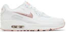 Buy (JR) Nike Air Max 90 Kulit 'Putih Pink Glaze' CD6864-115