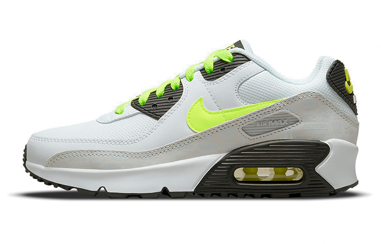 Buy (JR) Nike Air Max 90 Leather 'Blanco Voltio' CD6864-112