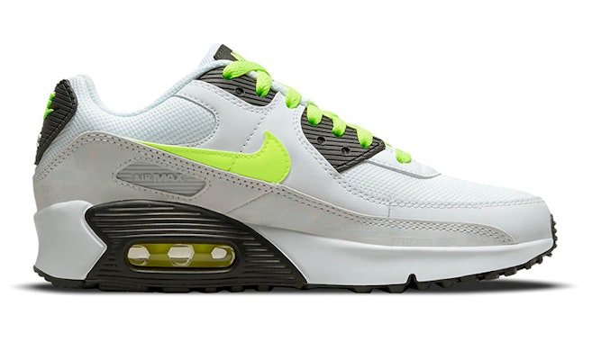 (JR) 나이키 에어맥스 90 레더 '화이트 볼트' CD6864-112 Order (JR) 나이키 에어맥스 90 레더 '화이트 볼트' CD6864-112