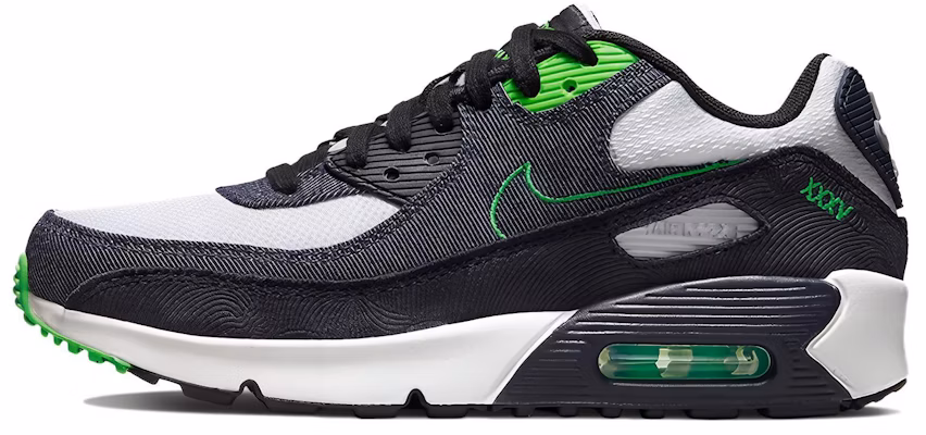 (JR) 耐克Air Max 90真皮特别版‘黑色尖叫绿色’ DN4376-001 Buy (JR) 耐克Air Max 90真皮特别版‘黑色尖叫绿色’ DN4376-001