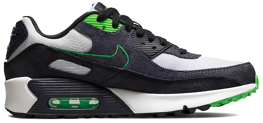 (JR) 耐克Air Max 90真皮特别版‘黑色尖叫绿色’ DN4376-001 Order (JR) 耐克Air Max 90真皮特别版‘黑色尖叫绿色’ DN4376-001